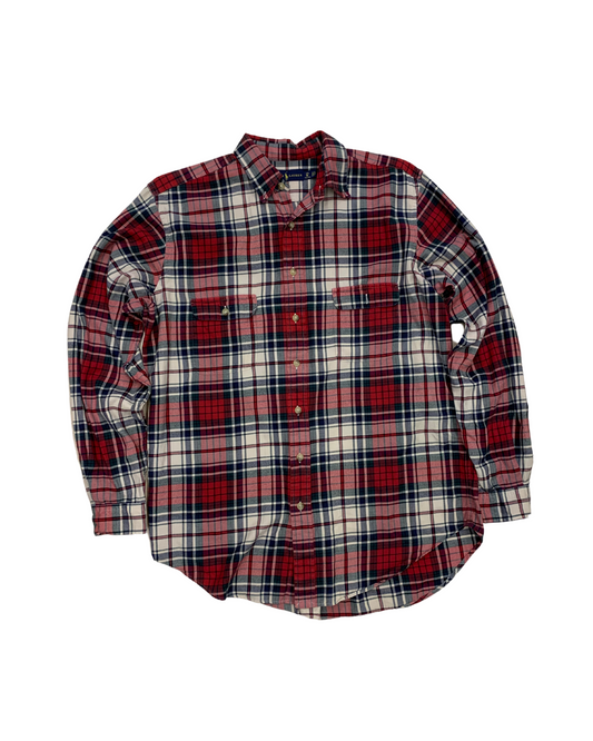 Ralph Lauren Tartan Flannel Shirt LT – RedNavy