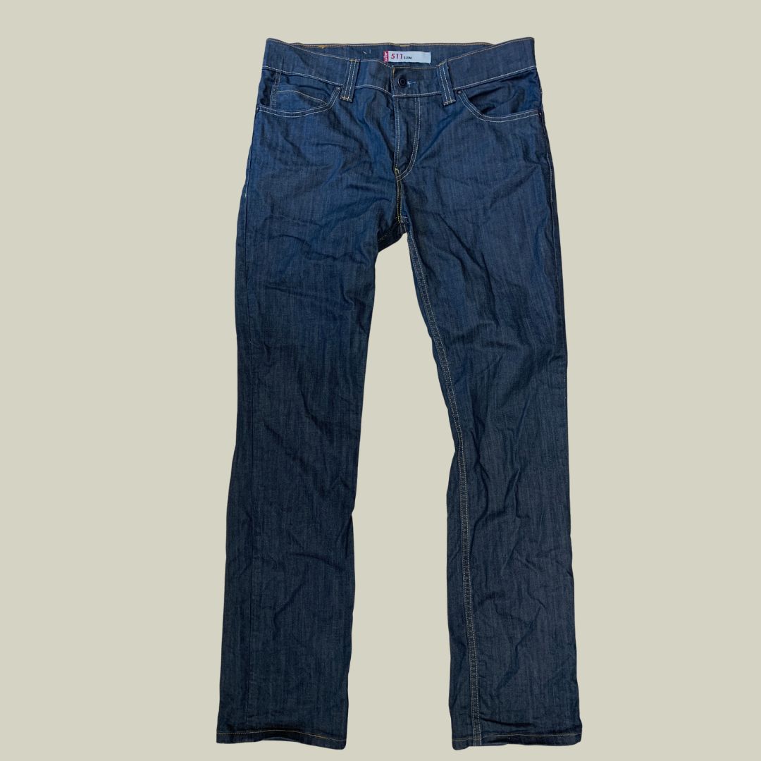 Levi’s 511 Slim Jeans – W36 L34 – Dark Blue Denim