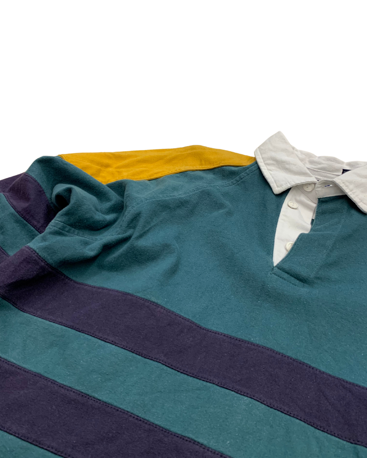 IDT Rugby Shirt 90s Heavy Cotton – Petrol/Navy L