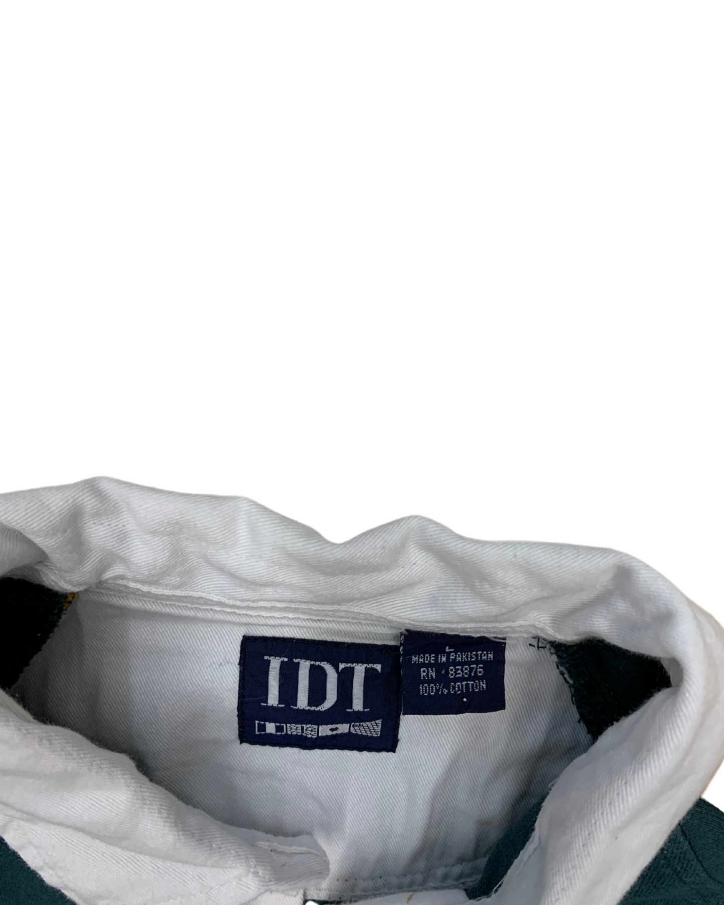IDT Rugby Shirt 90s Heavy Cotton – Petrol/Navy L
