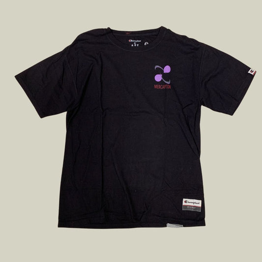 Champion × Mercaptor Black T-Shirt – Size M