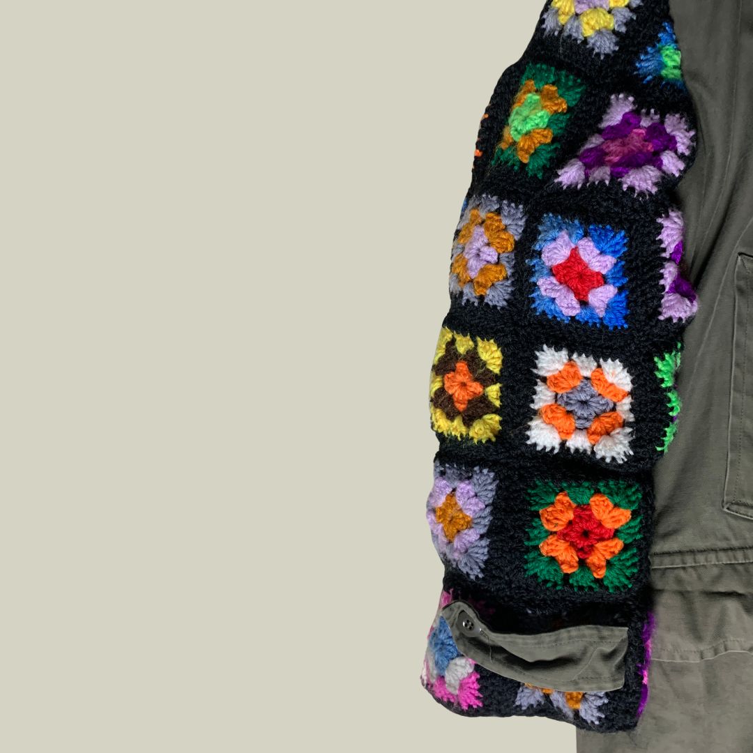 Customized German Army Parka 1979 – Crochet Sleeve Patchwork (48)