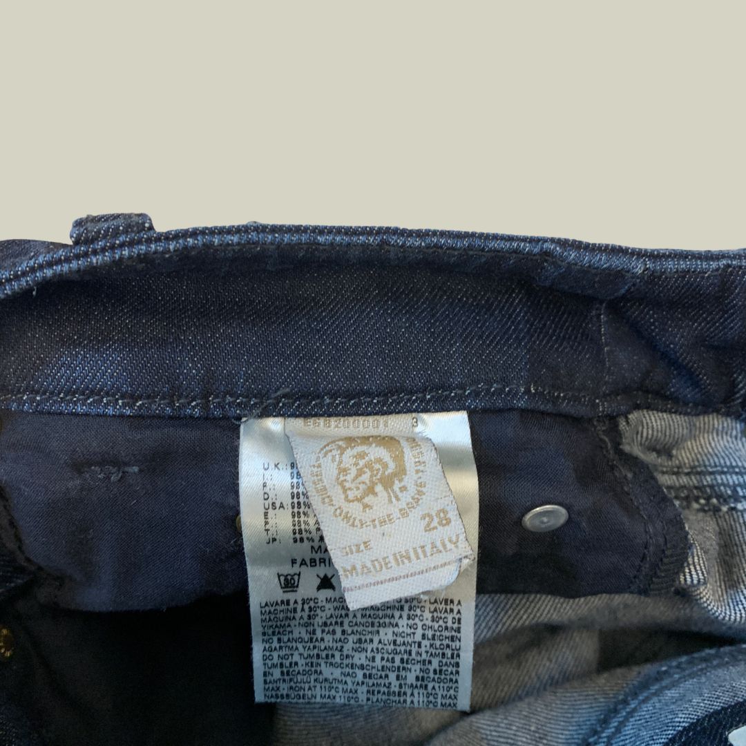 Diesel “LOUVELY” W28 L32 – Bootcut Jeans Donna – Made in Italy – Wash 00AA8 (Stretch)