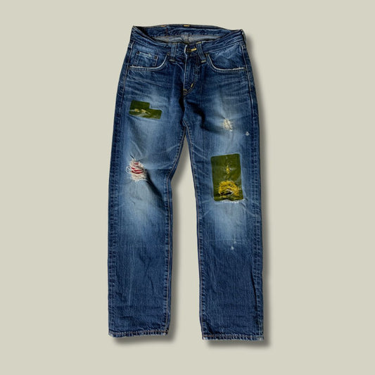 Edwin Jeans 90’s – Vintage Distressed Denim W28 X L31