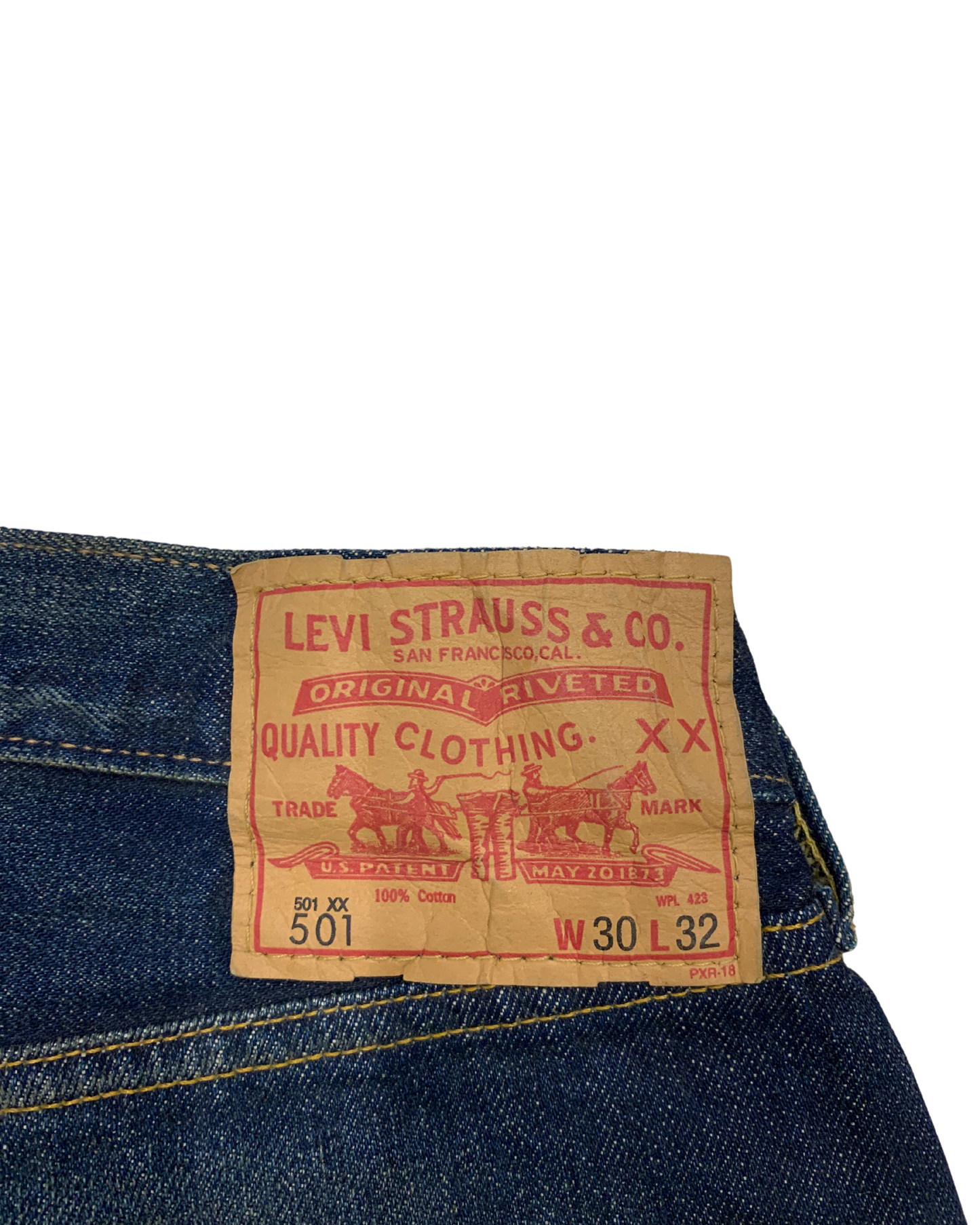 Levi’s 1947 “Solar Rays” 501® Original Fit Selvedge – Deadstock Raro