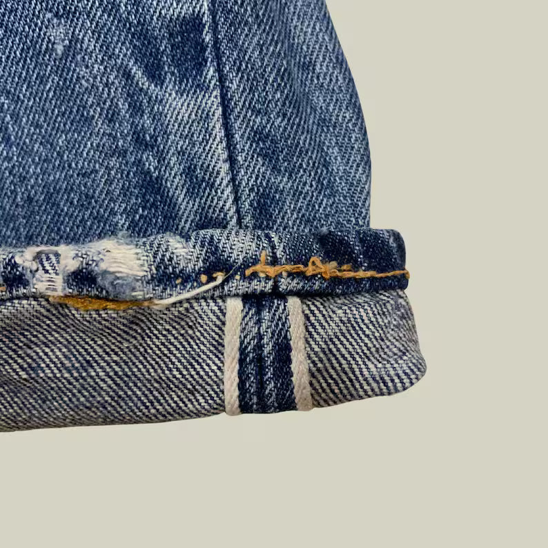 Levi’s 501 Selvedge Jeans Made in USA W30 L31 – Vintage Distressed Redline Denim (ca. 1970s – El Paso Factory Code 6)
