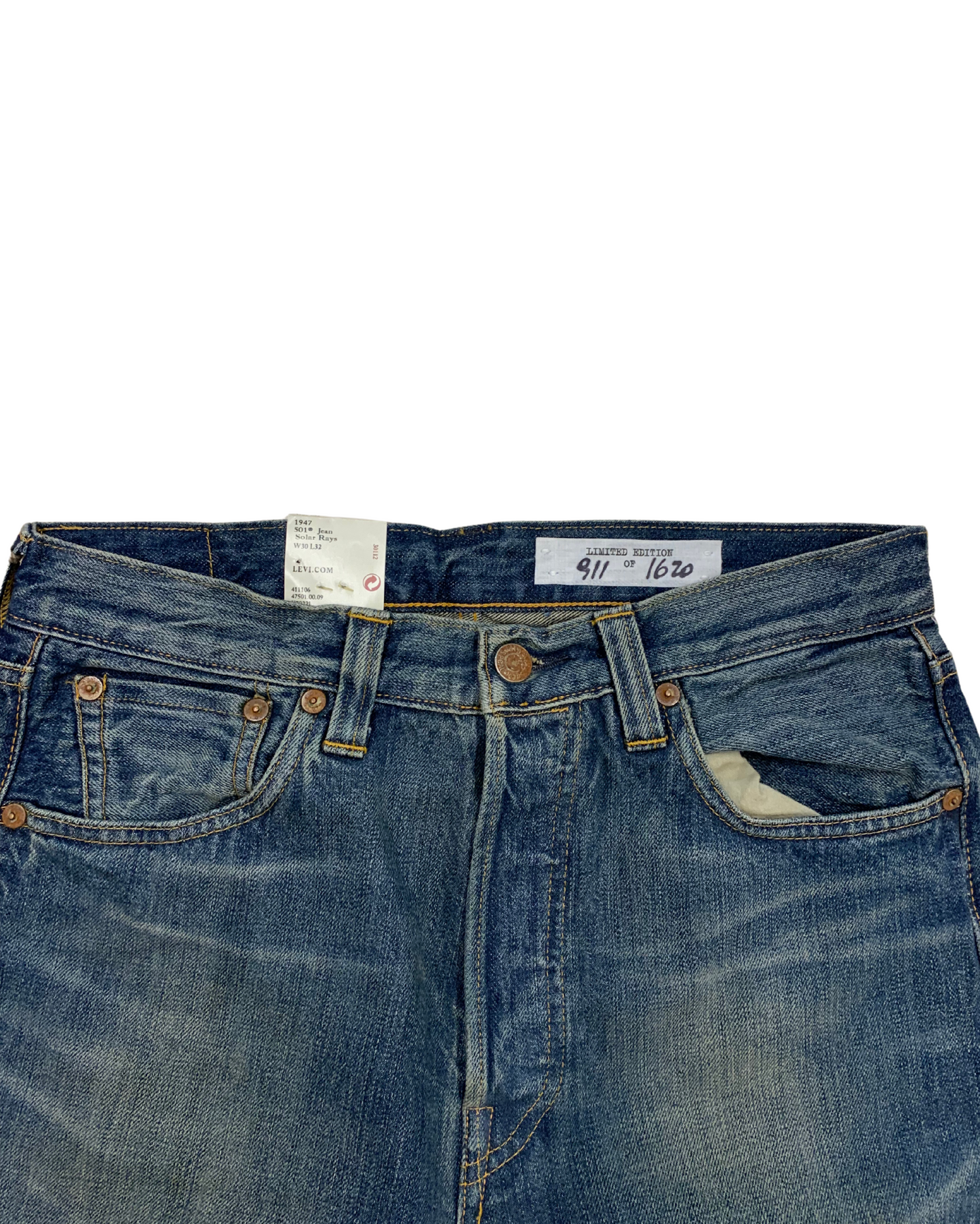 Levi’s Vintage Clothing “1947 501® Solar Rays” Big E Jeans – Deadstock W30 L32