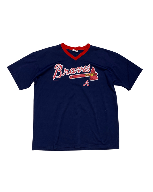 Majestic Braves Mesh Jersey Tee XL – Made in USA