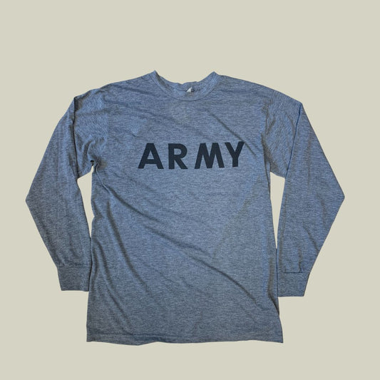 U.S. Army PT Long Sleeve Shirt – Grey