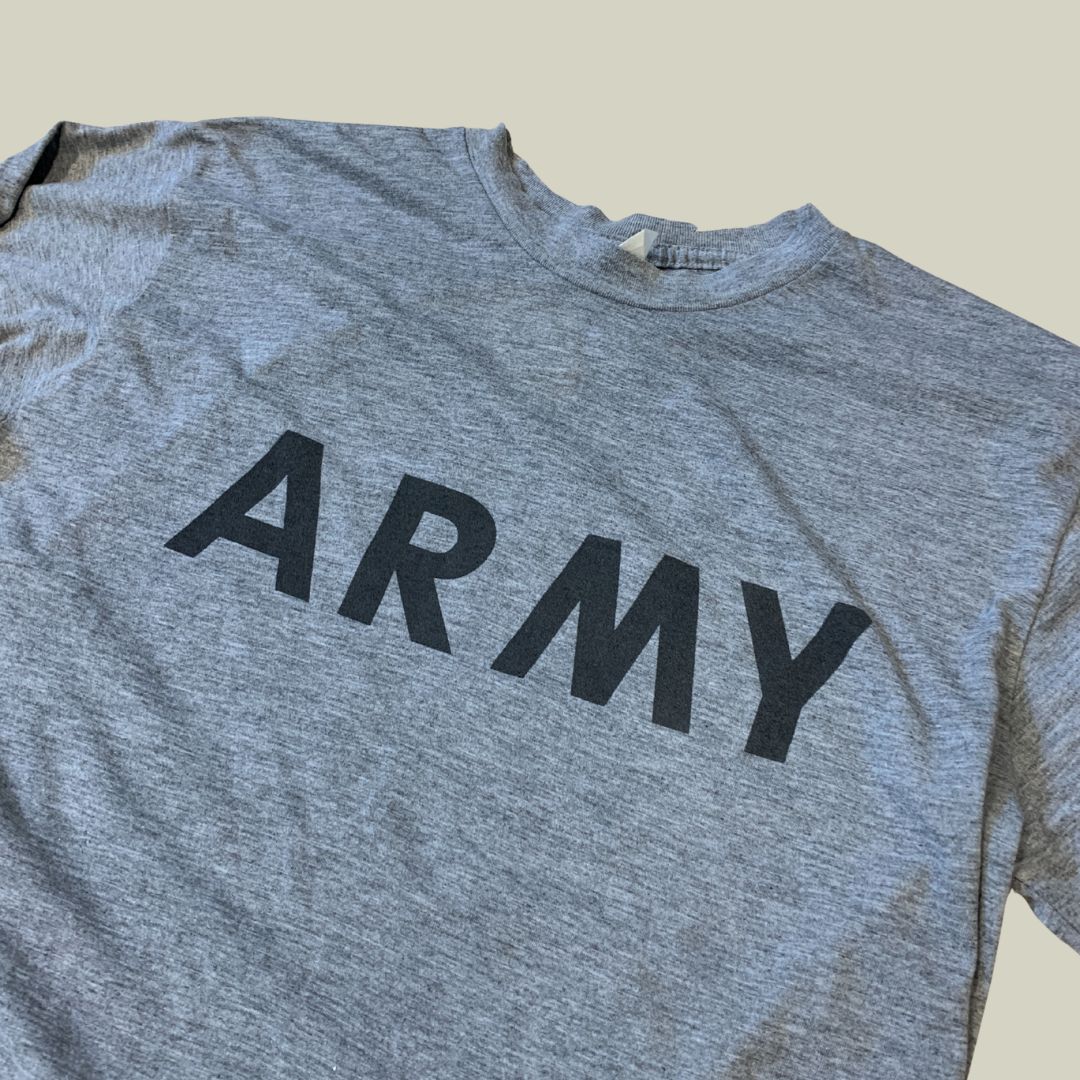 U.S. Army PT Long Sleeve Shirt – Grey