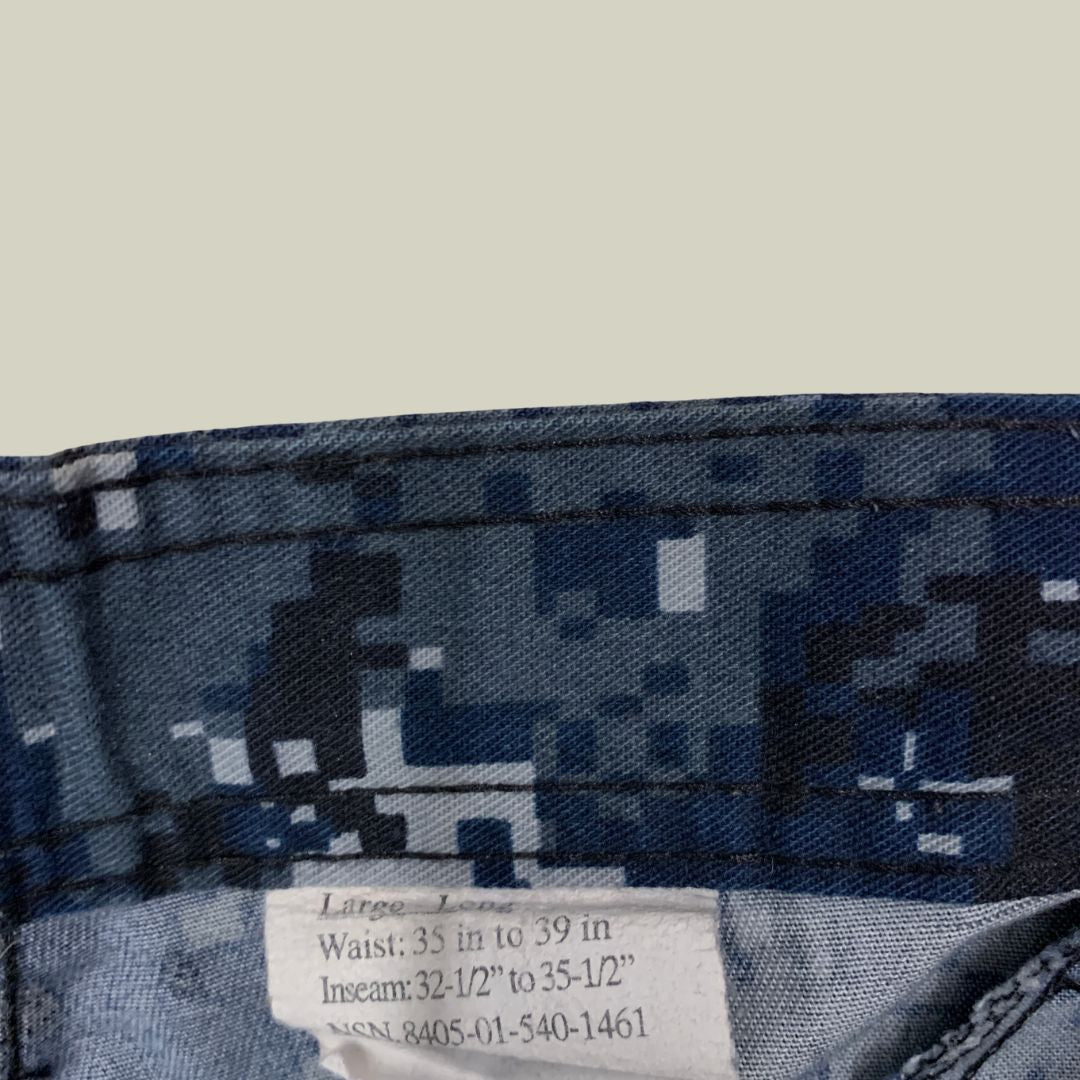 U.S. Navy NWU Type I Digital Camo Trousers – Large Long