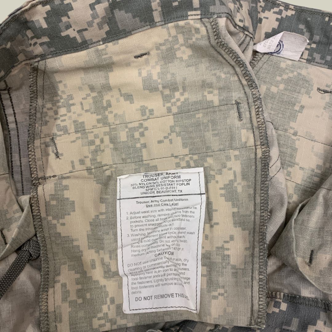 US Army ACU Digital Camo Ripstop Trousers – Combat Uniform Pants