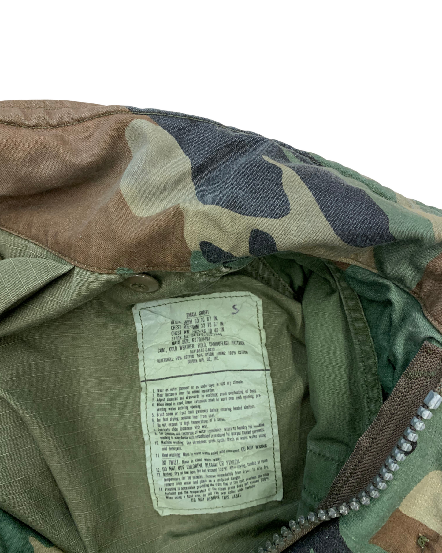 US Army M-65 Floral Camo Jacket S