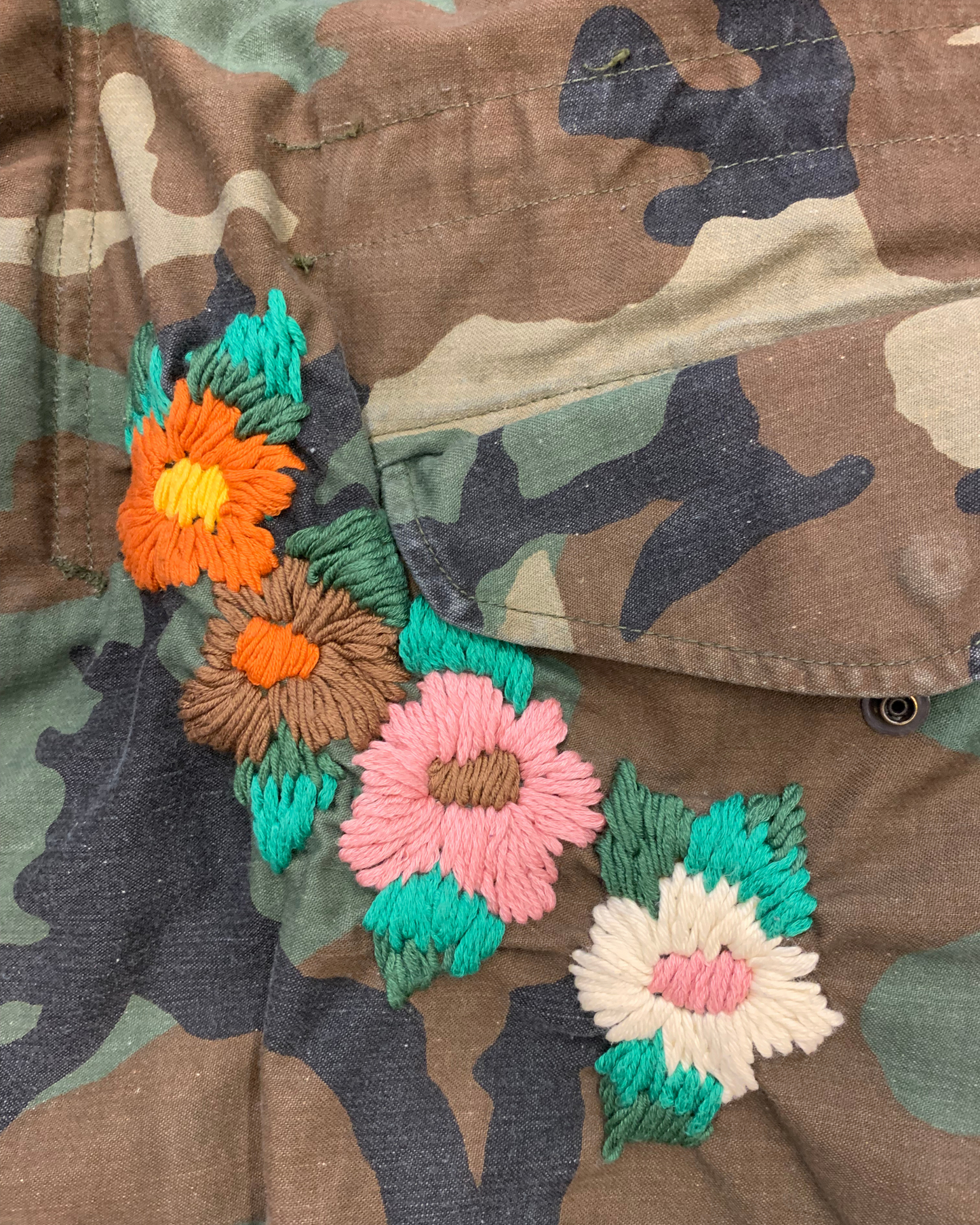 US Army M-65 Floral Camo Jacket S