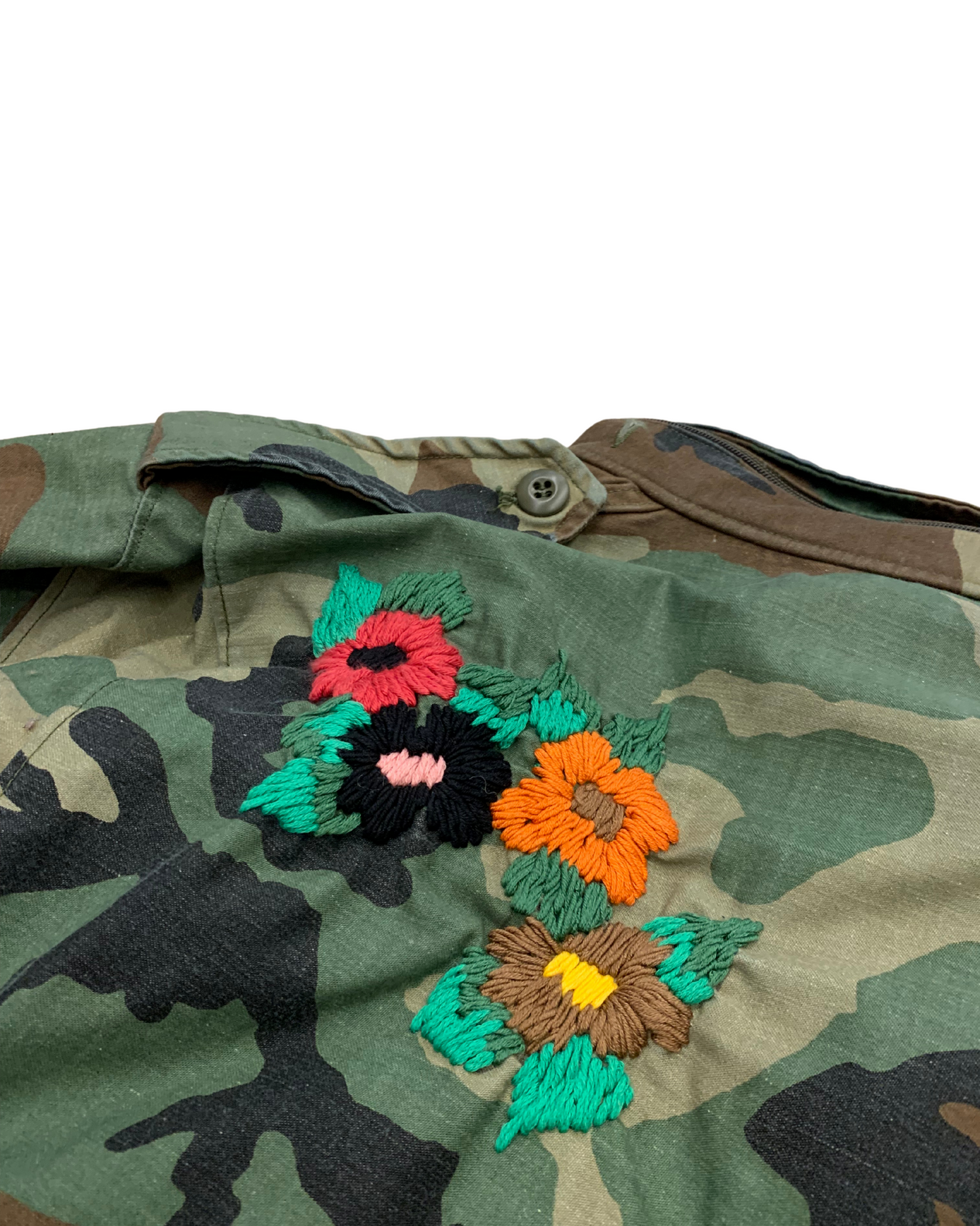 US Army M-65 Floral Camo Jacket S