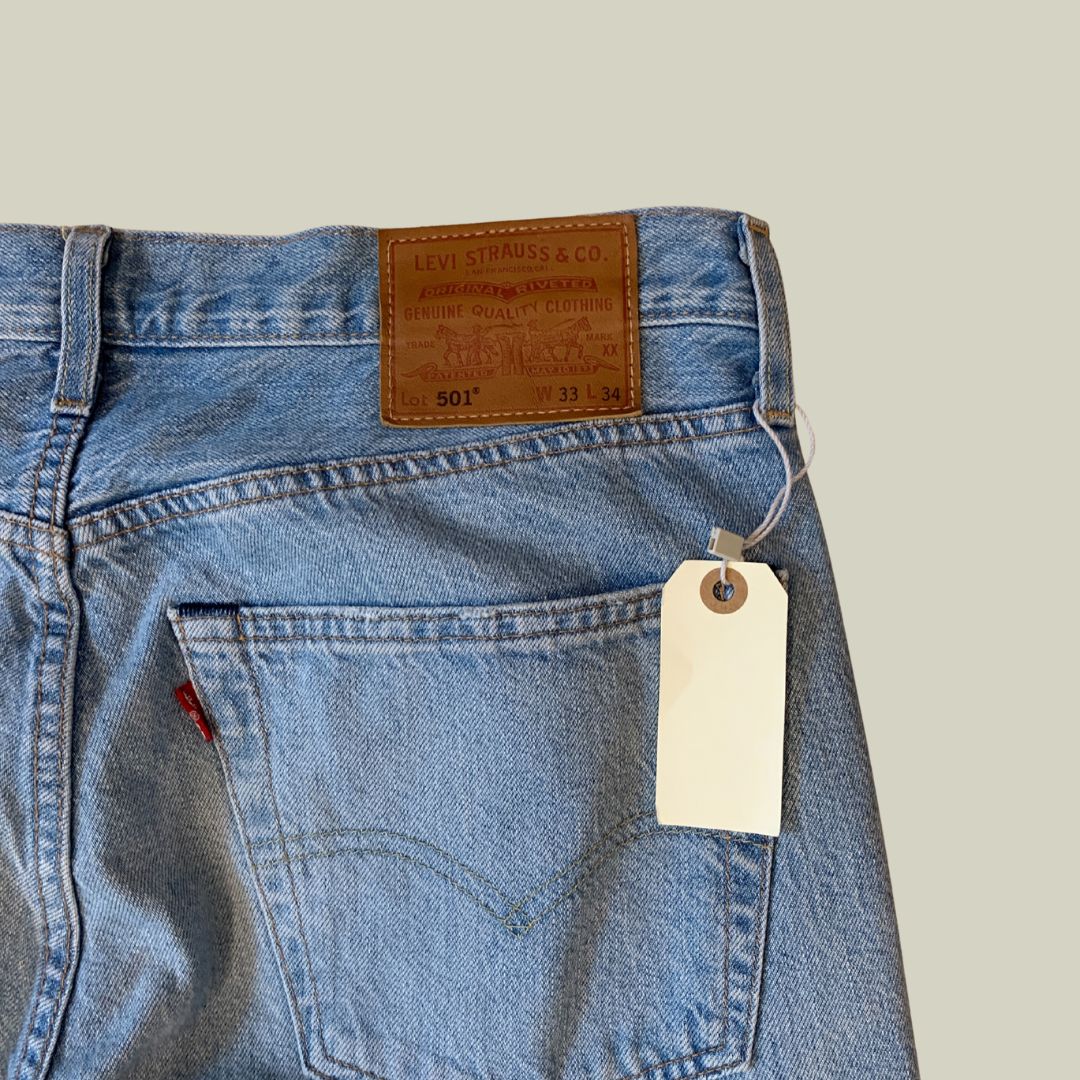 Vintage Levi’s 501 – Light Wash – W33 L34