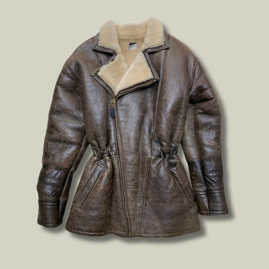 Vtg Avirex Shearling Leather Jacket – Made in USA (40)