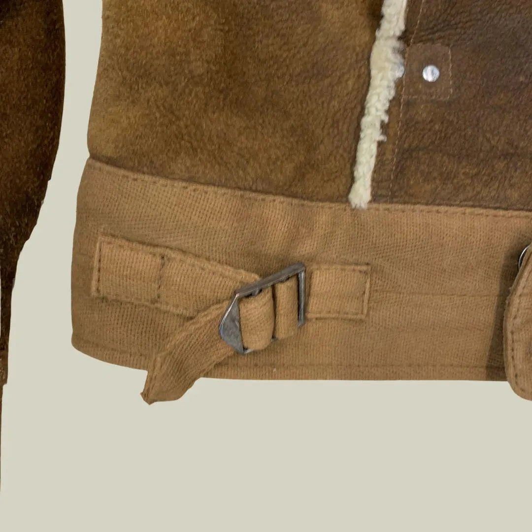 Diesel Vintage Shearling Leather Jacket 100% Pelle – Giacca Aviator Donna/M