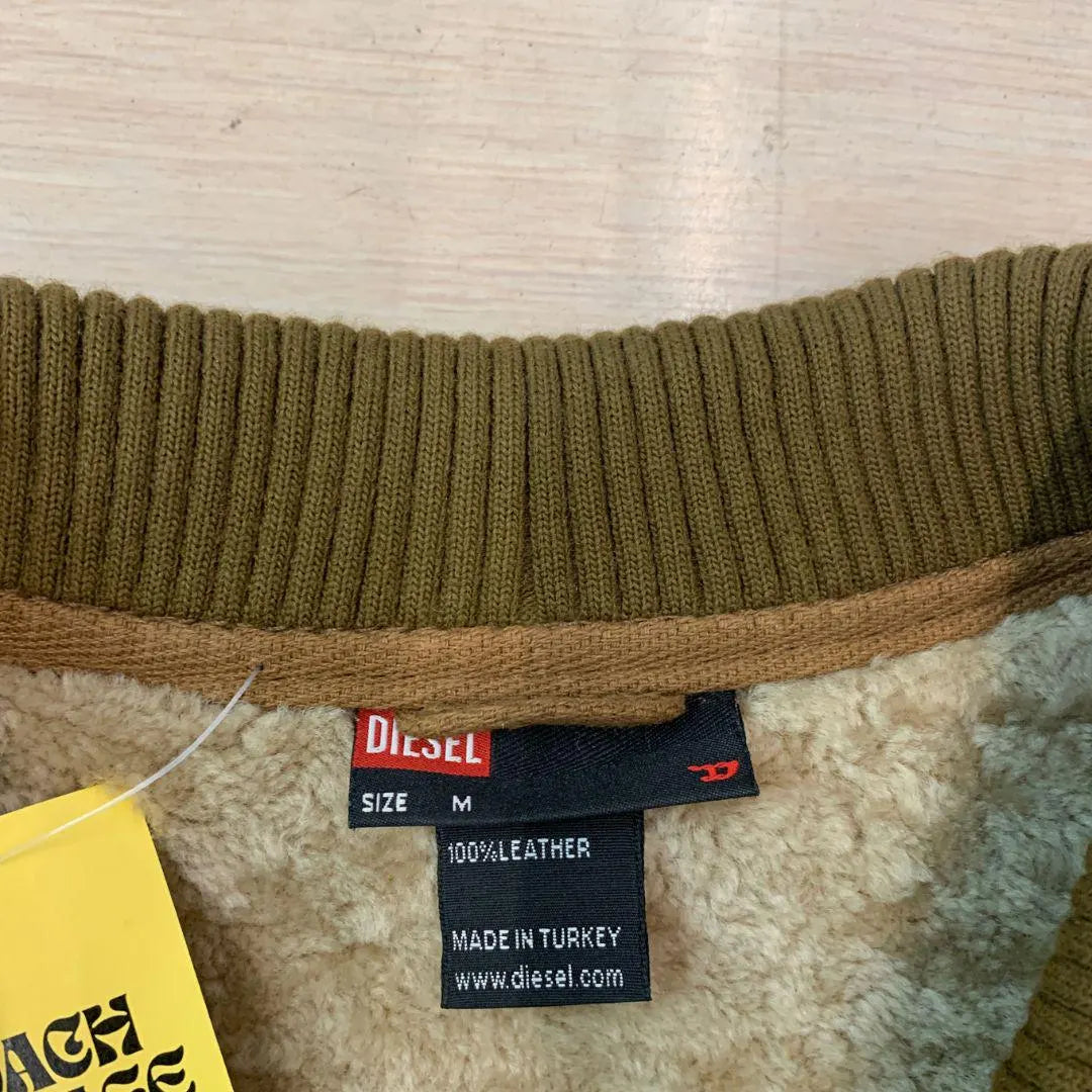 Diesel Vintage Shearling Leather Jacket 100% Pelle – Giacca Aviator Donna/M